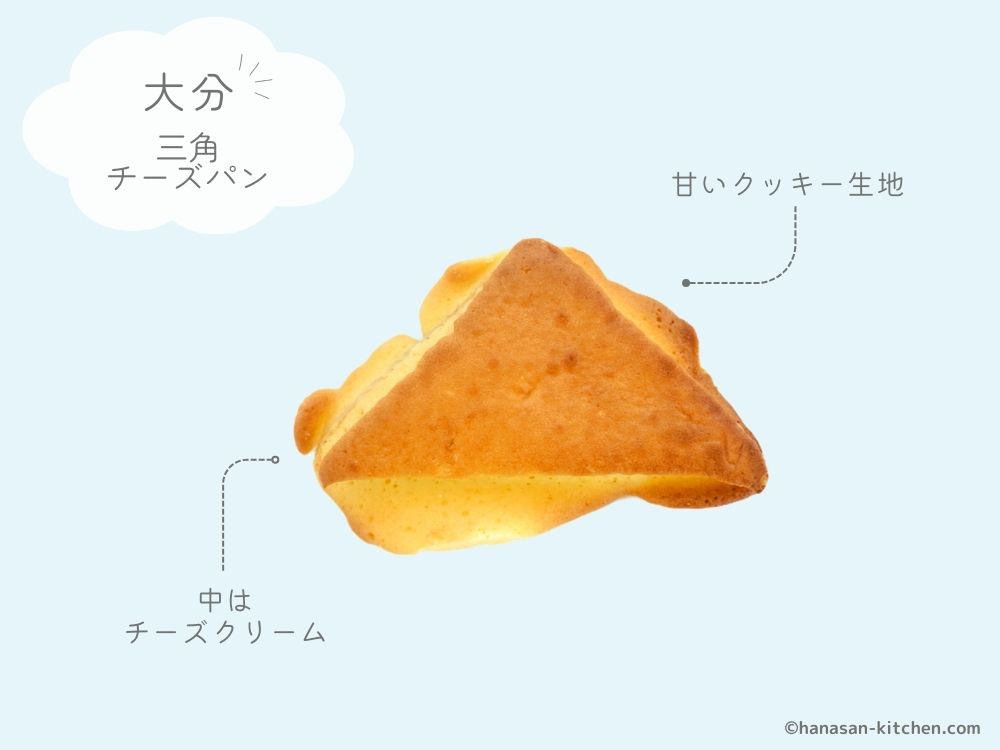 三角チーズパン解説