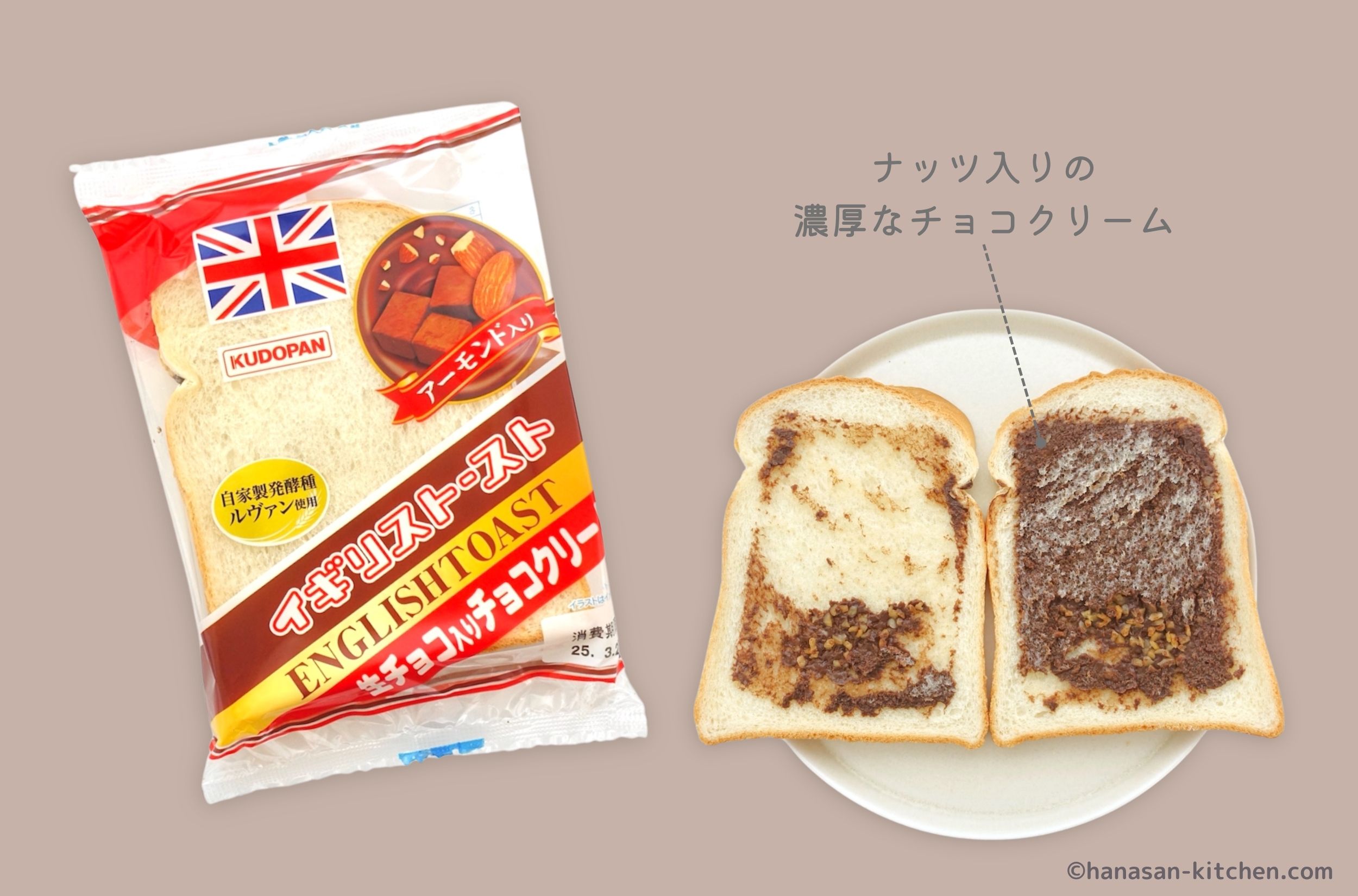 生チョコ入りチョコクリームのパッケージと中身