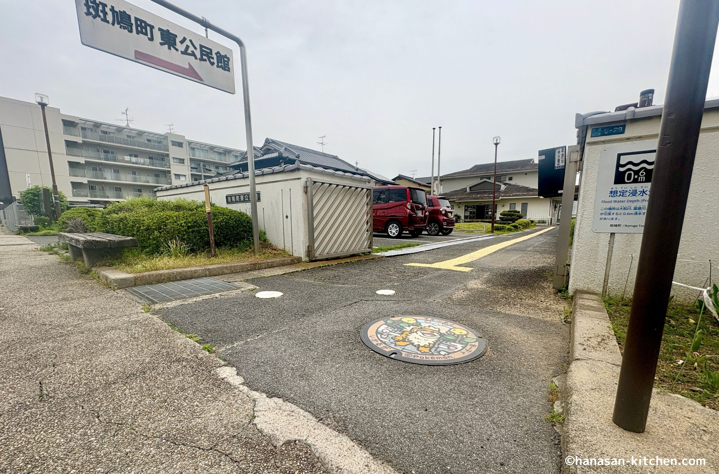 東公民館とポケふた