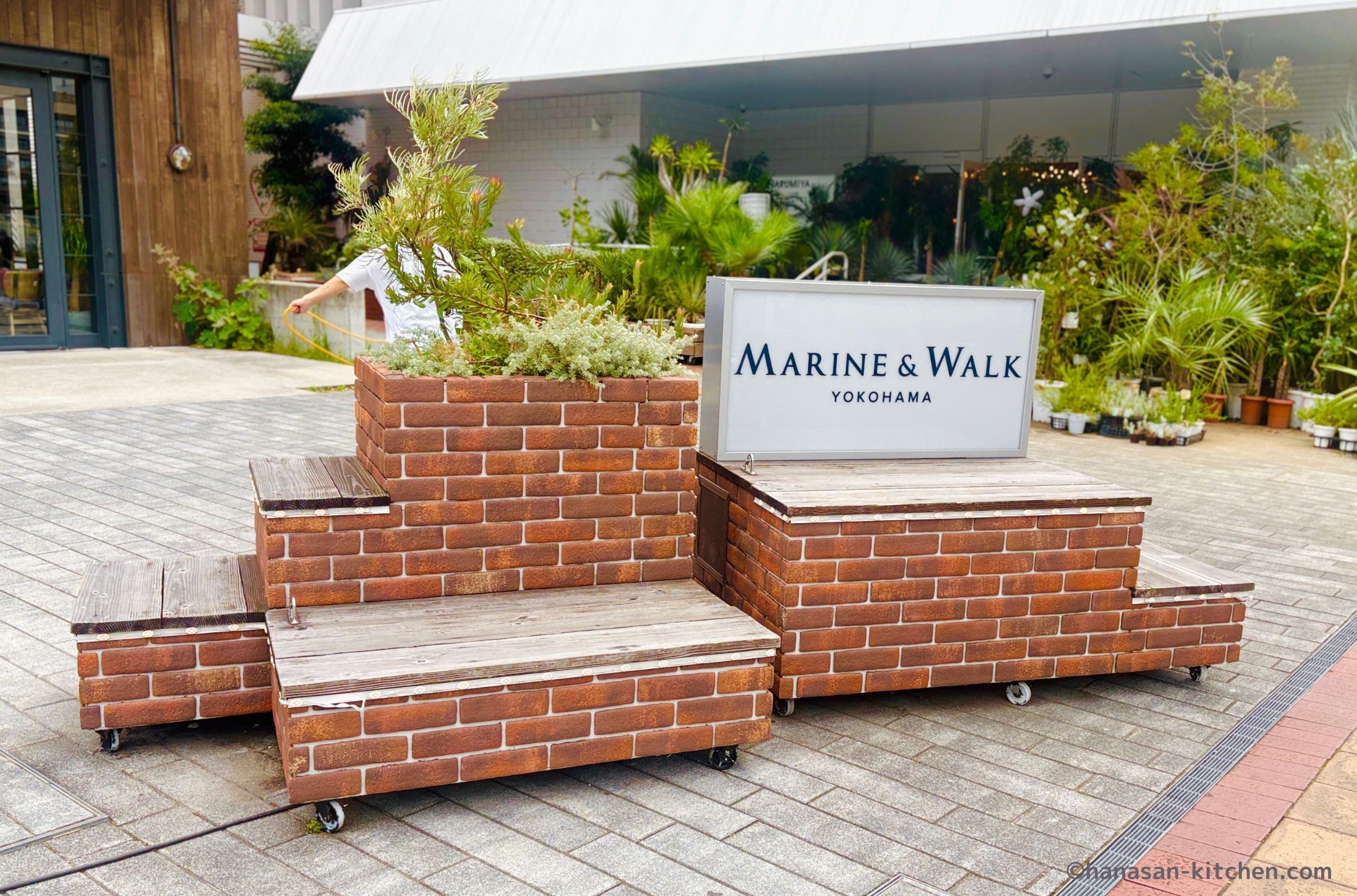 MARINE & WALK YOKOHAMAのモニュメント
