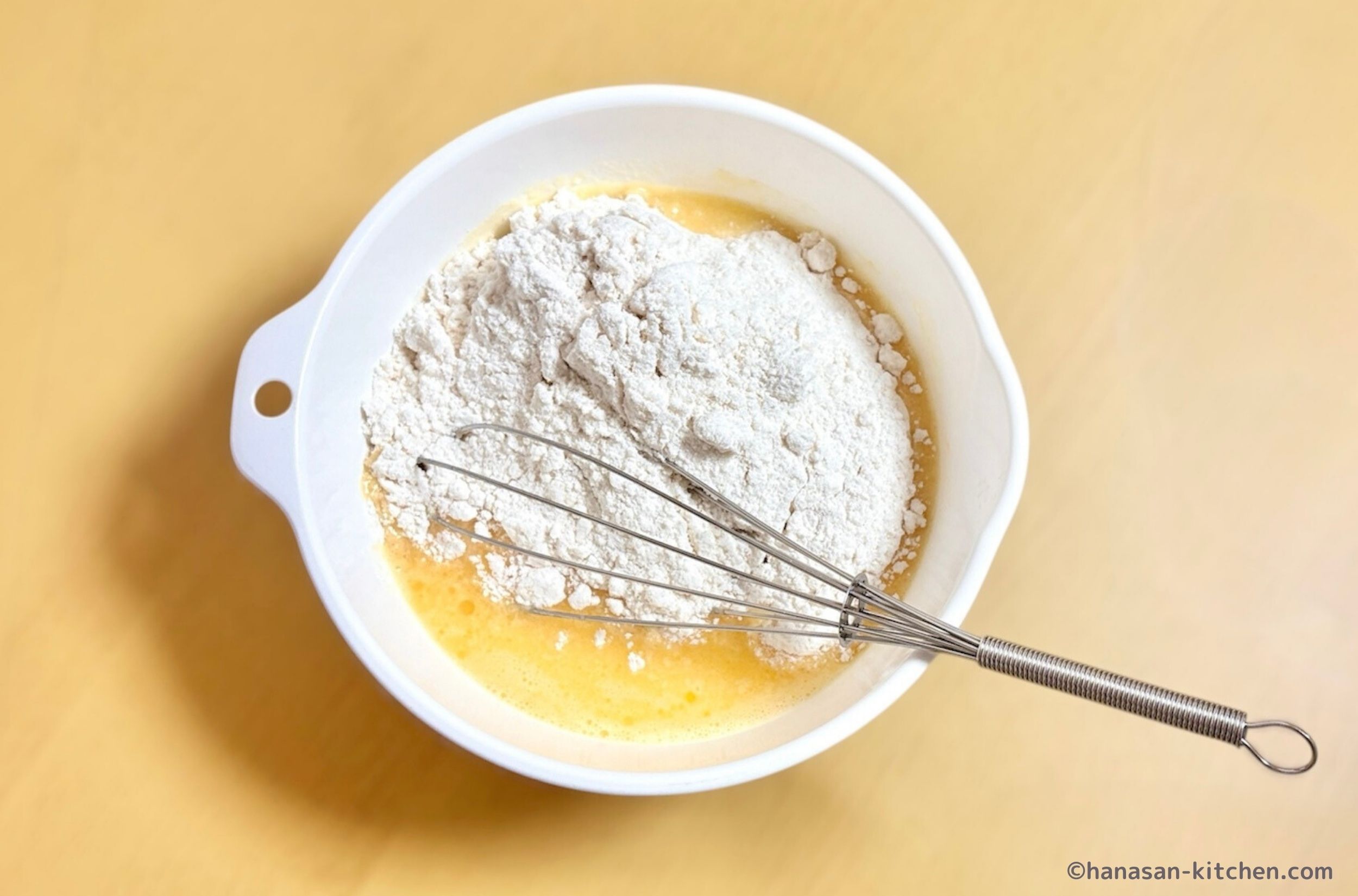 ミックスを入れる