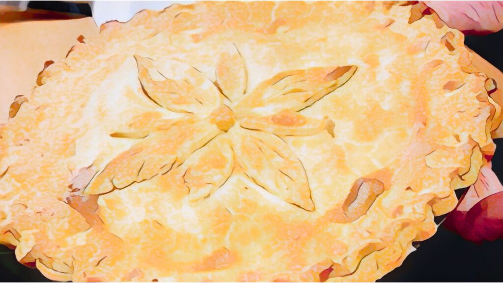 鶏肉とキノコのパイ