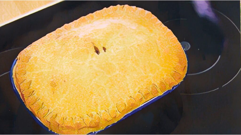 牛ひき肉のパイ