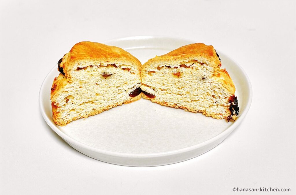 フルーツスコーンの断面