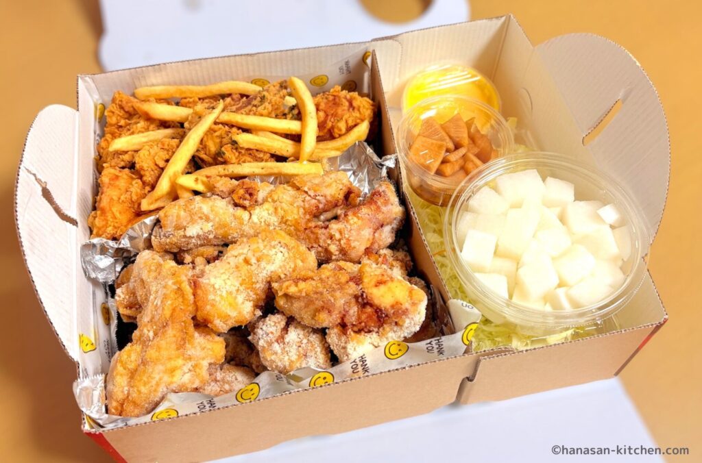 テイクアウトボックスの中身