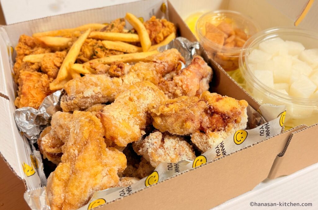 テイクアウトボックスの中身