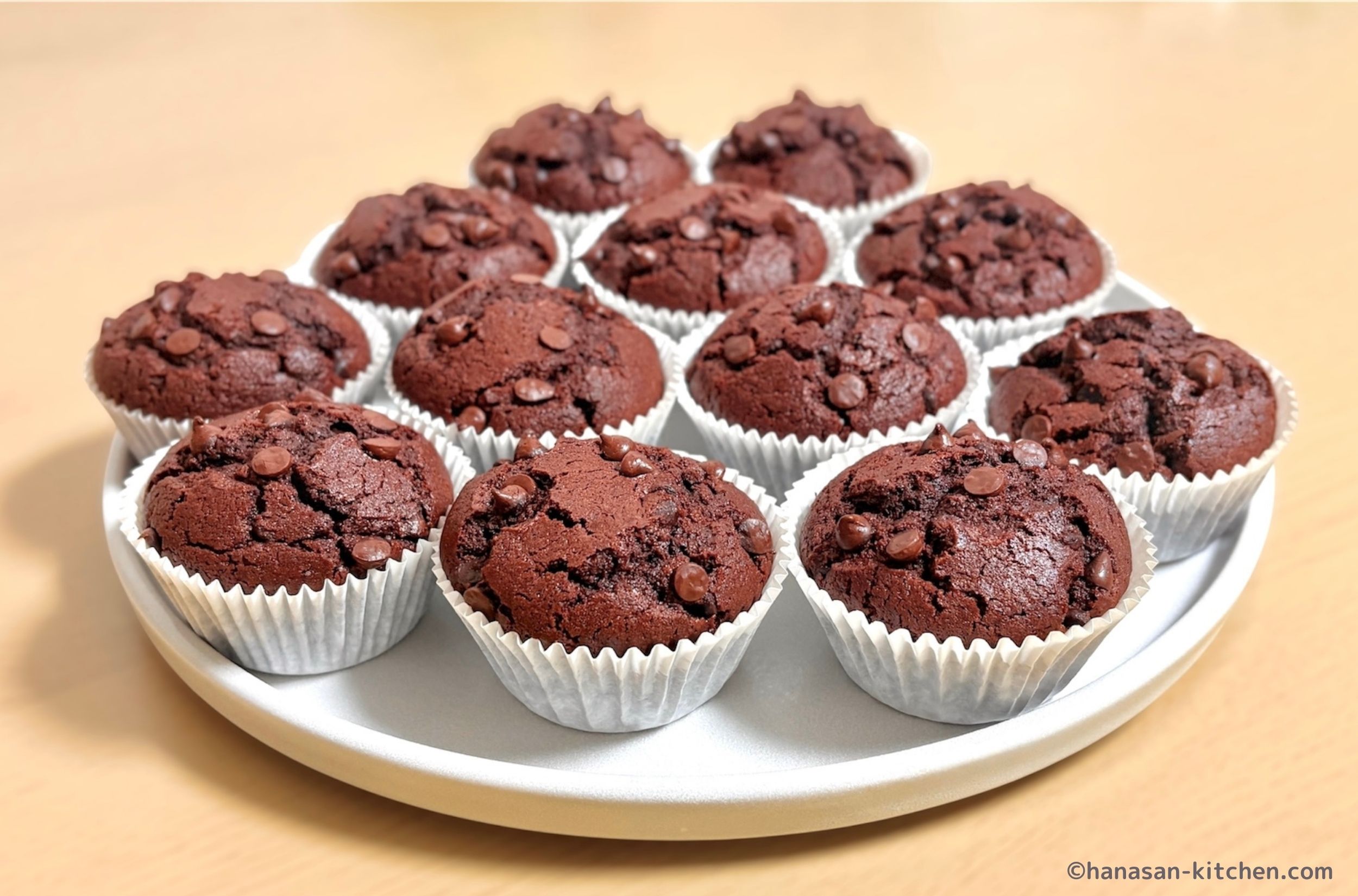 チョコチップたっぷり!ドクターオツカーのココアマフィンを焼いてみた