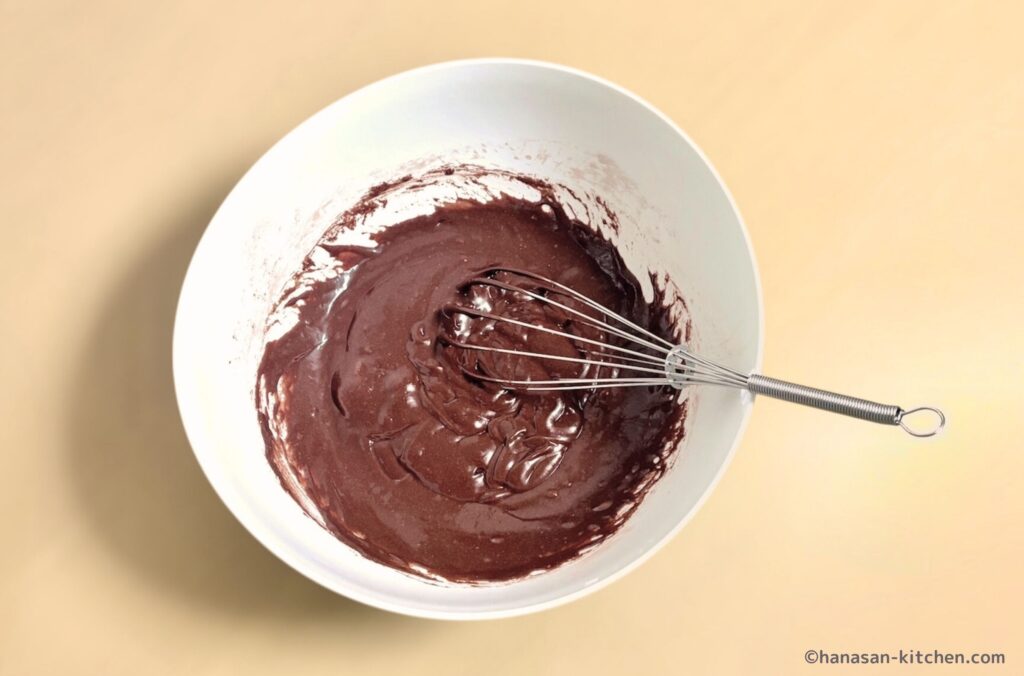 全体を混ぜ込んだ生地