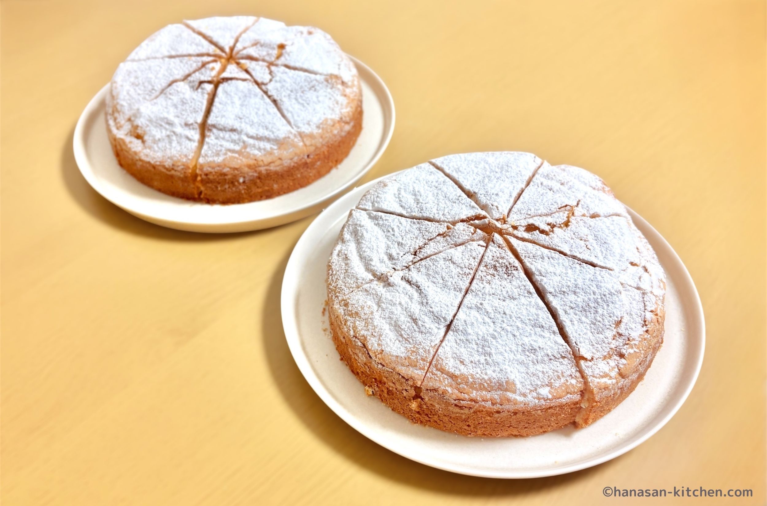 焼き上がったレモンケーキ