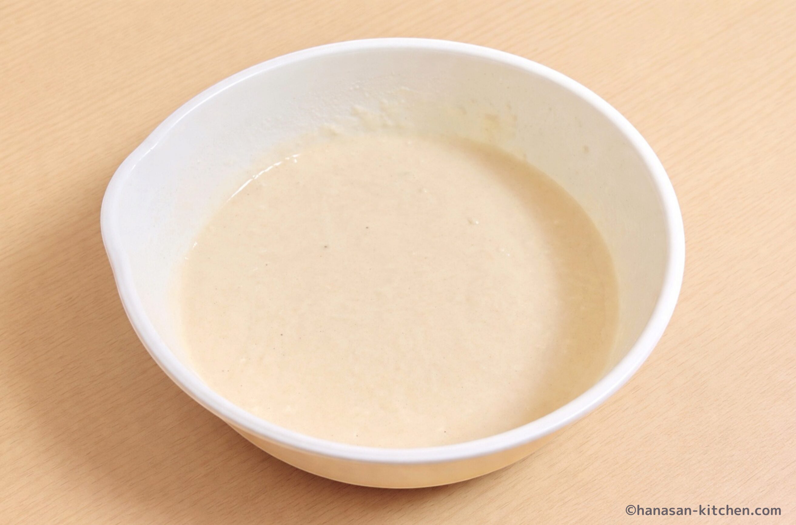 混ざったパンケーキミックス