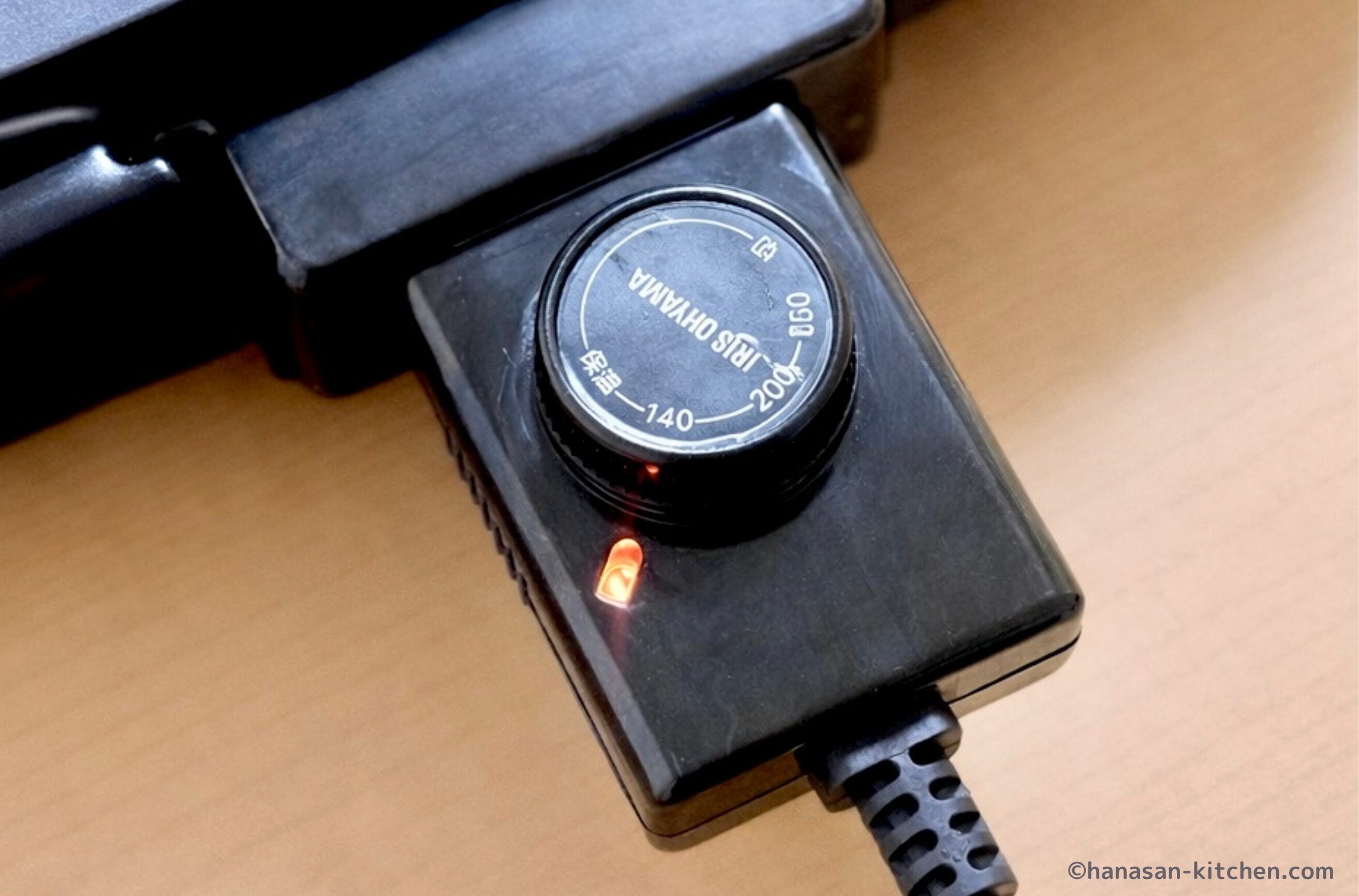 ホットプレートの温度