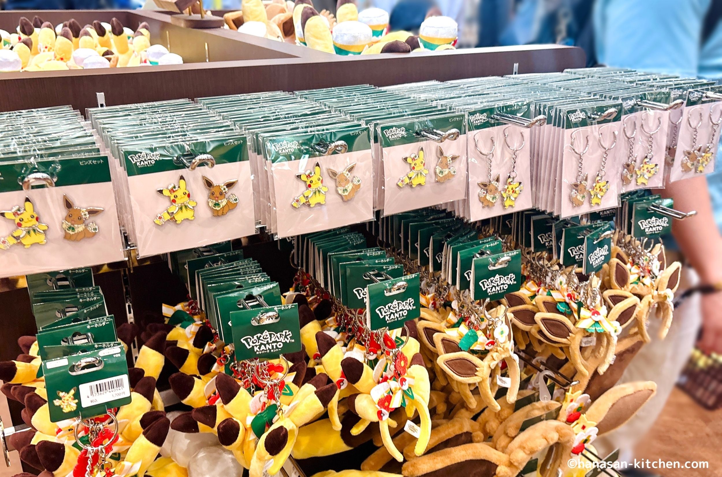 ピンズセットとカチューシャのキーホルダー