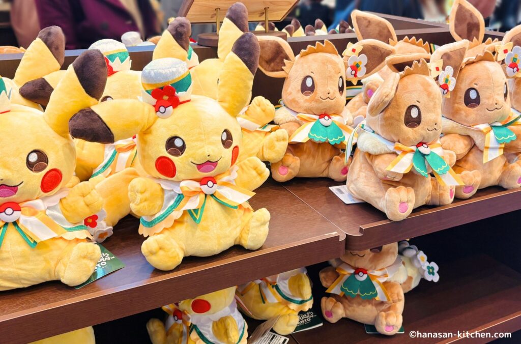 ポケパークカントーのピカチュウ・イーブイのぬいぐるみ