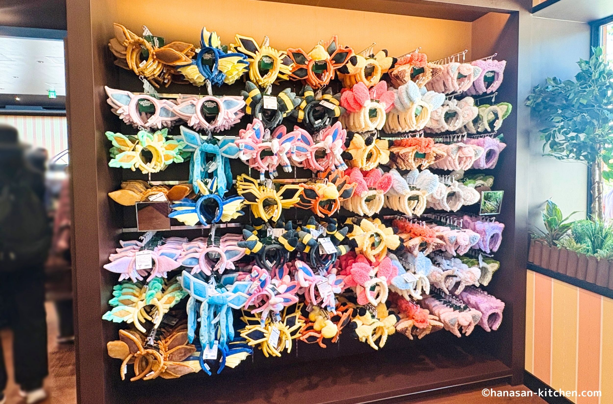 店内のカチューシャ売り場