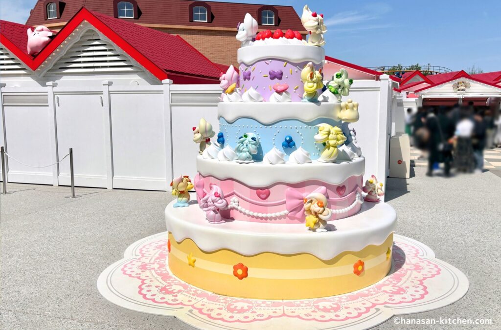 マホイップの巨大ケーキ