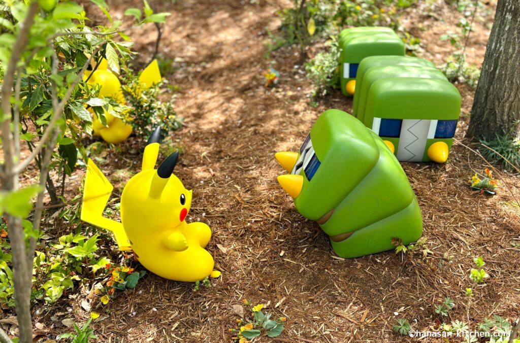 ピカチュウとデンジムシ