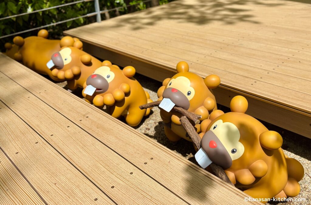 横切るビッパたち