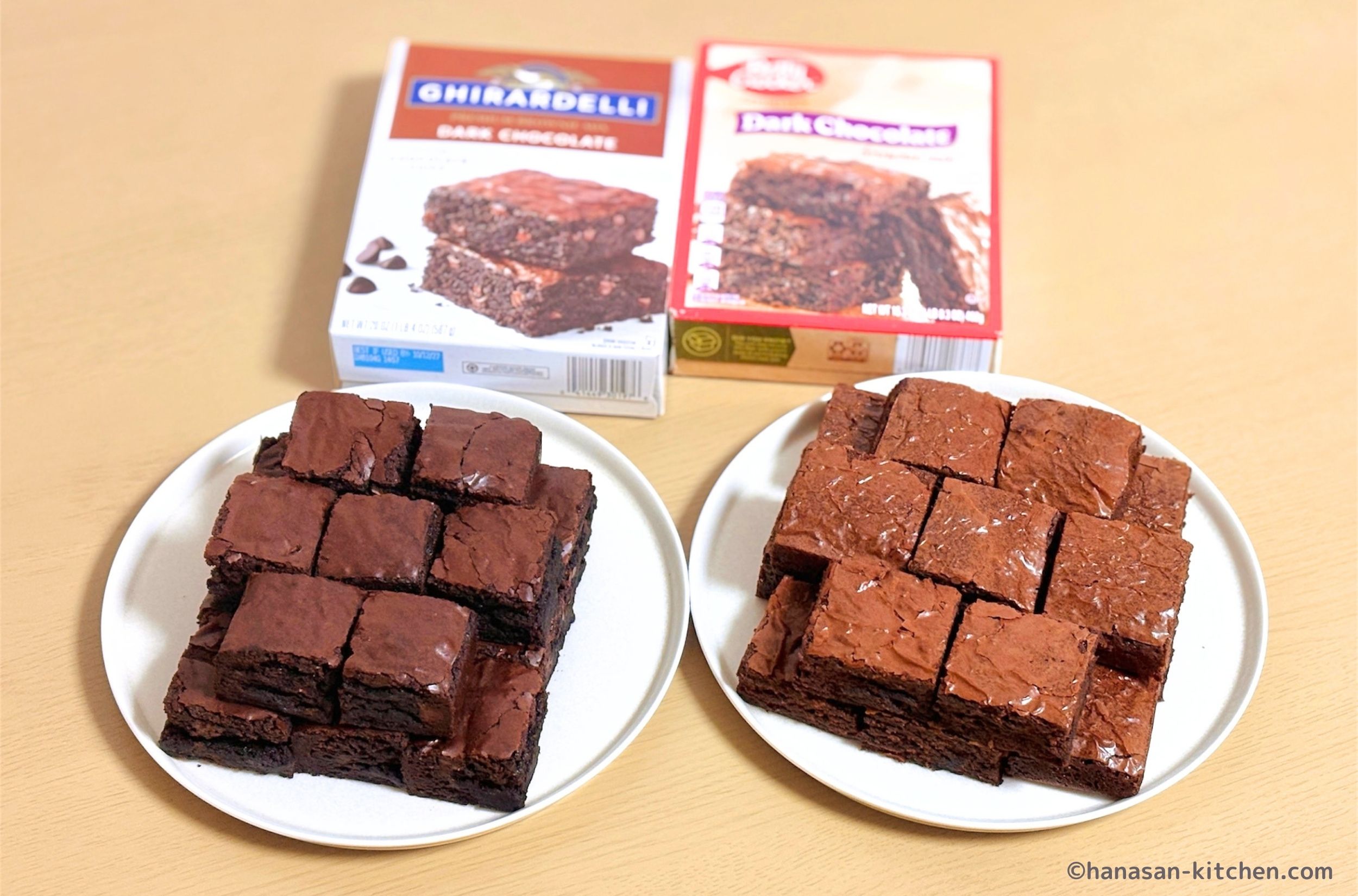 アメリカのブラウニーミックスを食べ比べ！ベティクロッカーとギラデリはどう違う？