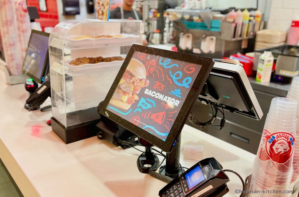Wendy'sの店内